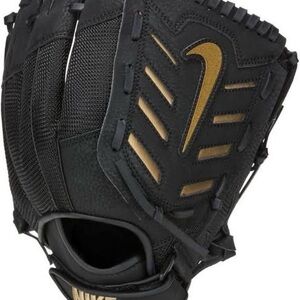 Nike Black and Gold Sports Glove